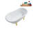 57.5'' x 29.5'' Soaking Acrylic Bathtub-83636144-83636136