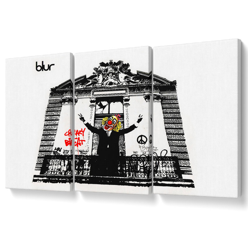 Blur Canvas 3 Panel Set, 121.9cm H x 243.8cm W