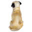 Figurine pour chien assis carlin Judkins