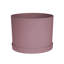 Pot à fleurs rond intérieur / extérieur en plastique moderne avec soucoupe-1933896411-1944428720