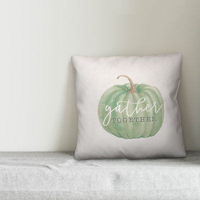  Gather Together Pumpkin Throw Pillow