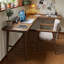70.87"Walnut L-Shaped Solid Wood desk-108679353-108679354