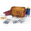 Highlander Deluxe Picnic Wicker Basket with Outdoor Dining Set