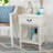 Solid Wood Top End Table with Storage-1948001306