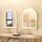 Cracraft Aluminum Arch Wall Mirror
