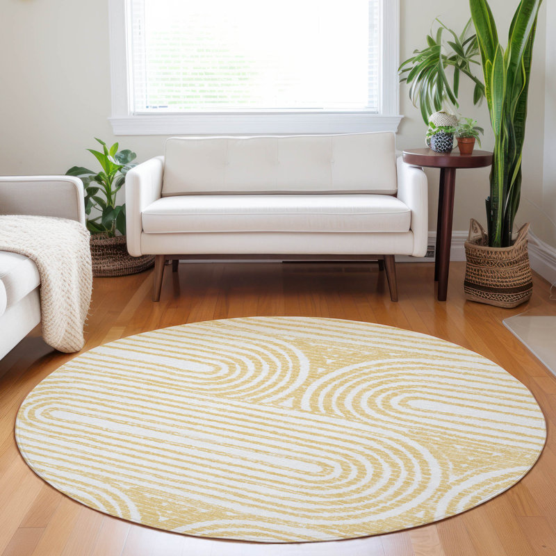 Tapis intérieur / extérieur Kinslee, Rond 8 pi