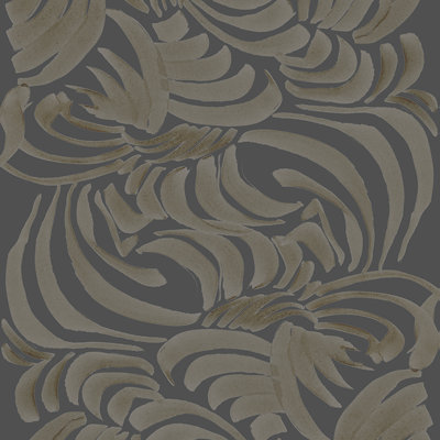 Abra Porcelain Flora Large Goldenrod 10' L x 24" W Wallpaper Tile