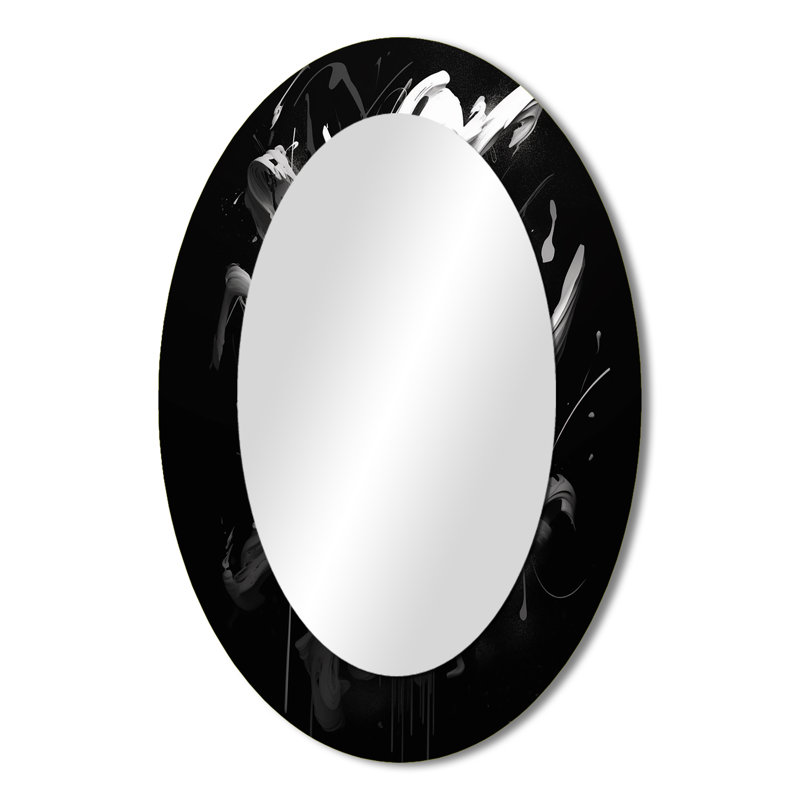 Explorer les profondeurs du marbre noir, 36 po x 24 po
