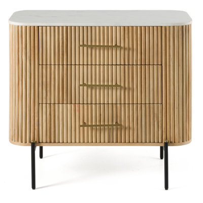 Commode 3 tiroirs Carmela