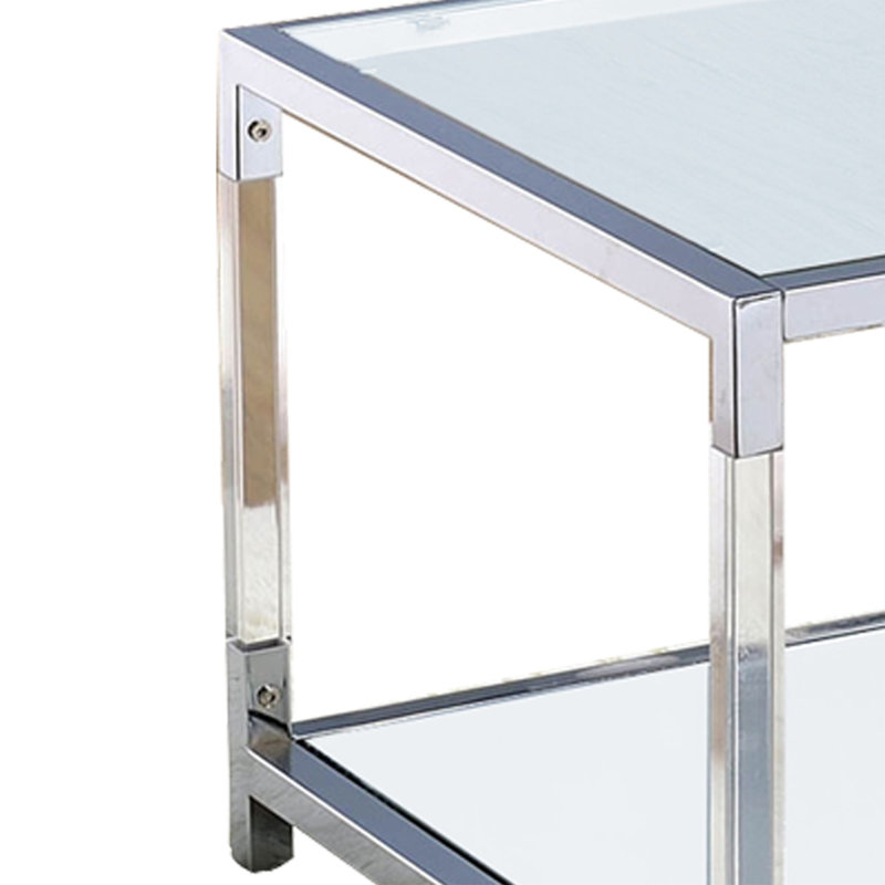 Angelica Glass Top Coffee Table