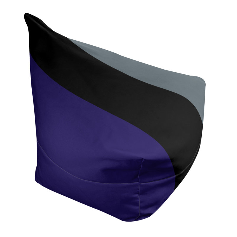 Fauteuil à billes Washington, 31 po x 38 po x 42 po, Mauve / noir / gris