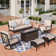7 - Person Patio Conversation Set With Swiveling Lounge Chairs