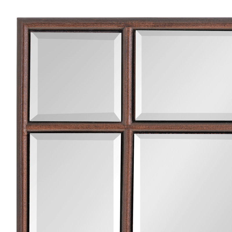Miroir décoratif biseauté Adinel, Bronze, H 30 po x l 20 po