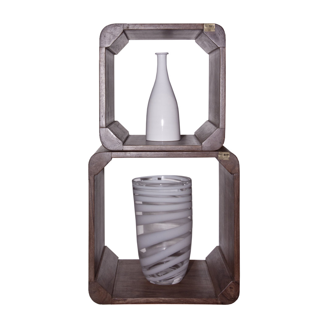 Paul 2 Piece Wall Shelf Set