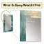 Miroir mural vert, vert et gris-250669237