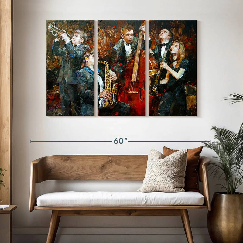 Musiciens d'Abarca, H 32 po x l 50 po