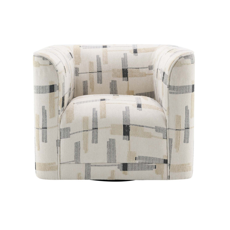 Darya Pattern Fabric Chair W/Swivel