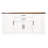 63" White Barn Door, With 2 Drawers, Door Rack, Adjustable Shelves, For Kitchen, Entryway, - Tip Kits Storage,-936026972