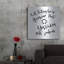 Trinx «Today Stray Quote» par Art Licensing Studio, art mural en métal-1226573986