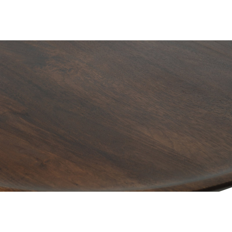 Solid Wood Pedestal Coffee Table