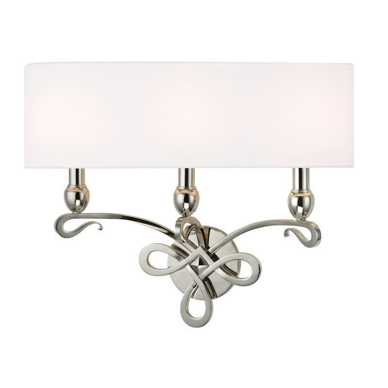 Pawling 3 - Light Armed Sconce, Polished Nickel