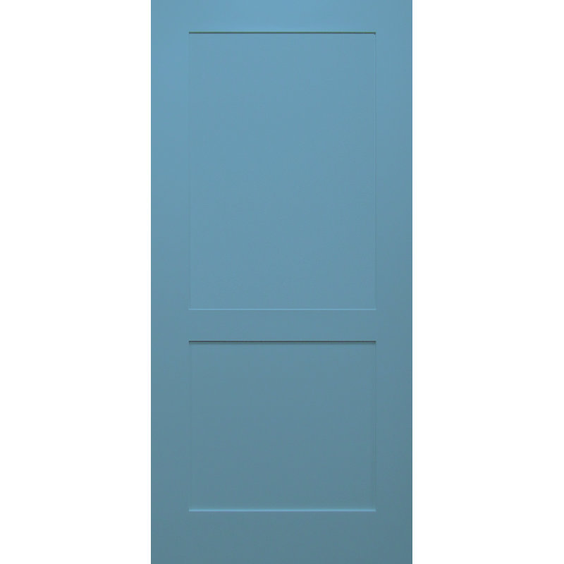 Porte d'entrée pré-suspendue à panneau lisse en fibre de verre Stratton, H 80 po x l 34 po x P 1,75 po