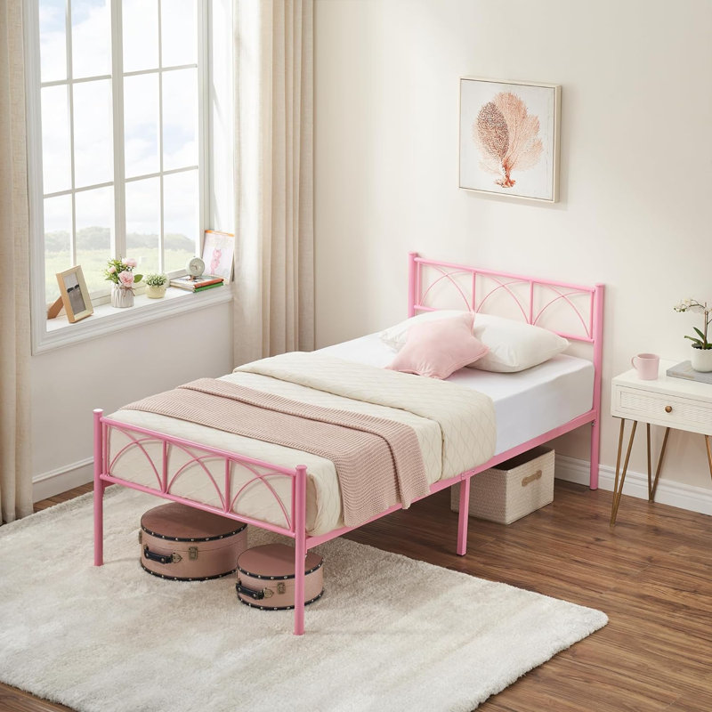 Lit pour enfant Fenrys, Rose