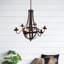 Lustre en métal 6 lumières