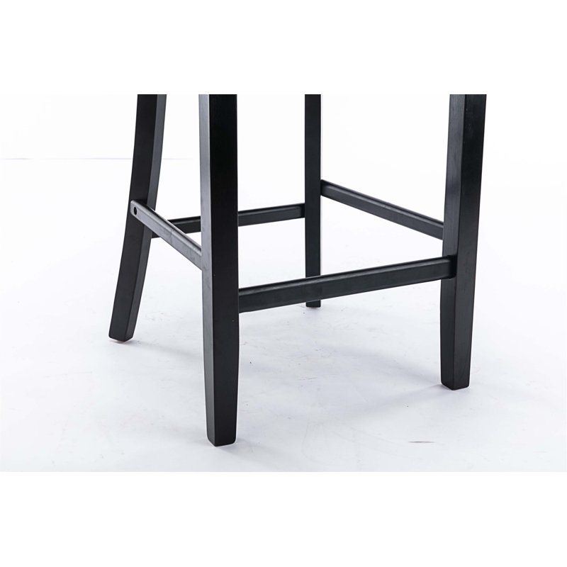 Tabouret de comptoir Jaquory, gris, Noir