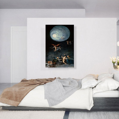 Reproduction d'art sur toile, "Visions from the Her l'après the Ascension to the High Heaven" par Hiéronyme Bosch