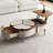 New style flower petals creative design tea table