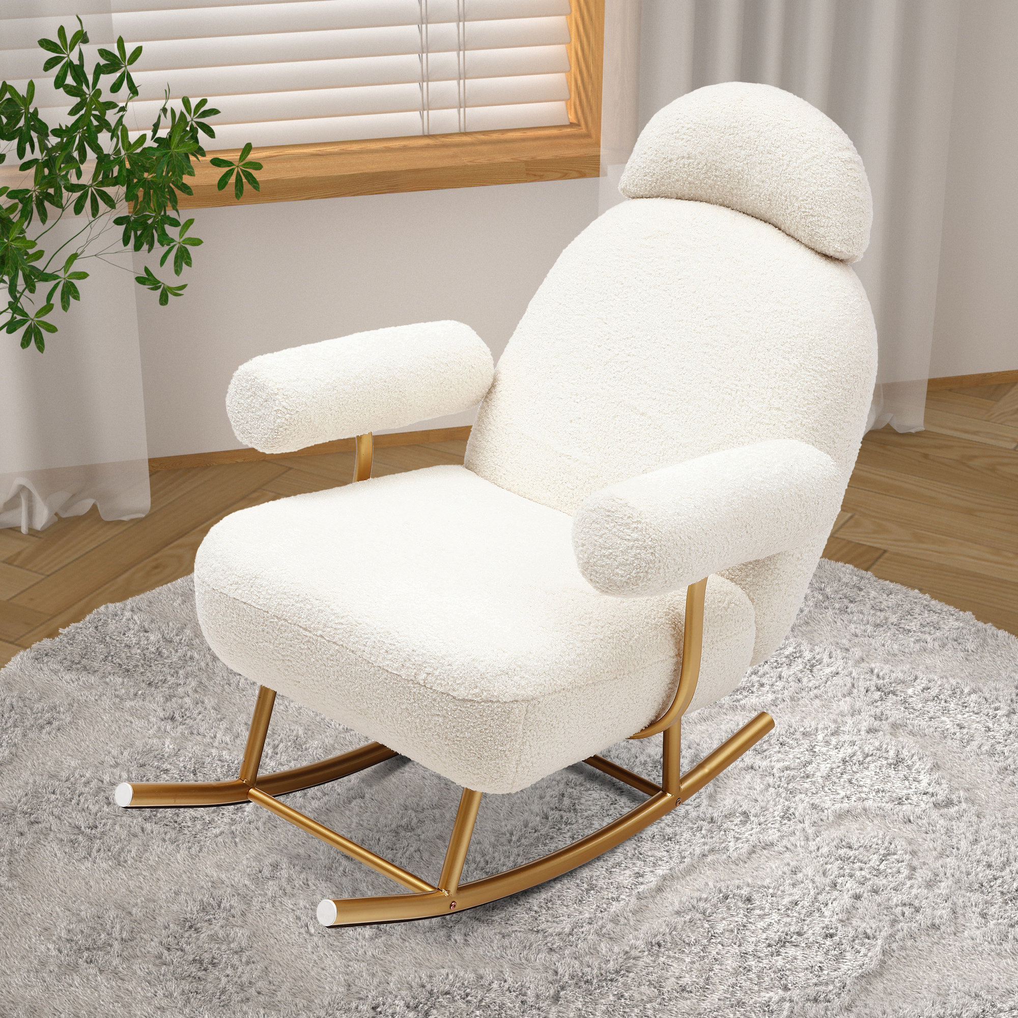 Wide rocking hot sale chair nursery