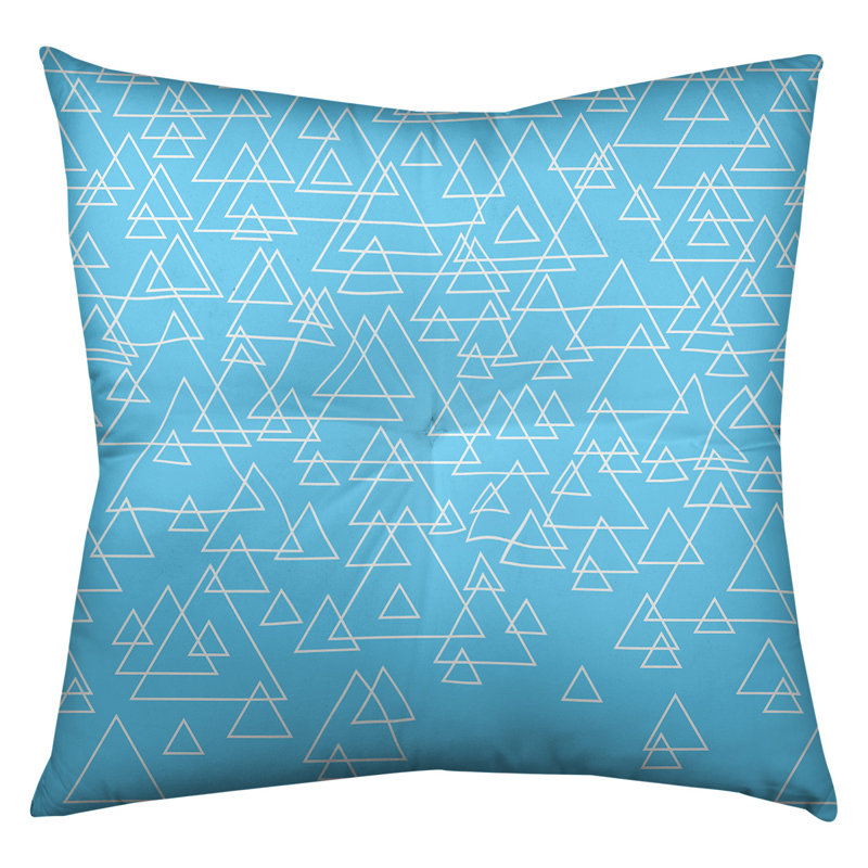 Coussin de sol Katelyn Elizabeth, 26 po x 26 po, Bleu