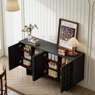 Buffet simple noir