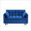 Canapé futon moderne en velours avec dossier inclinable, coussins décoratifs, poches et couchette convertible pour le salon-18764381