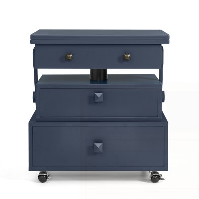 Multi-functional Lift Top Table with Storage Drawers