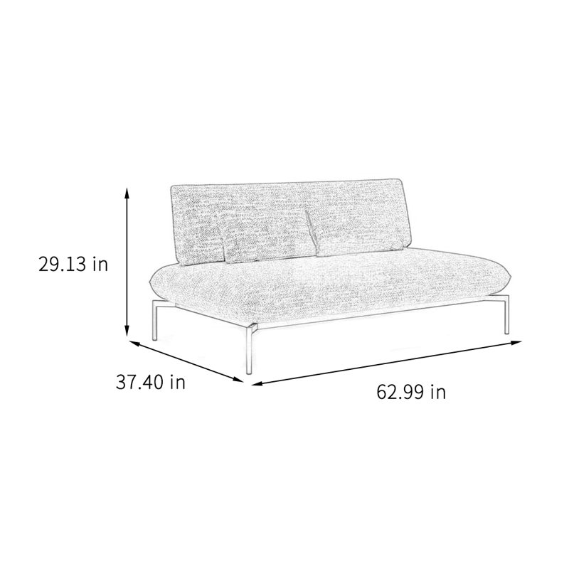 Chaise longue paresseuse unique