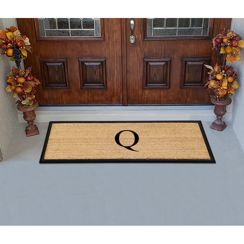 Tapis de porte double antidérapant Albertina, Q