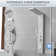 52'' Shower Panel with Fixed Shower Head
