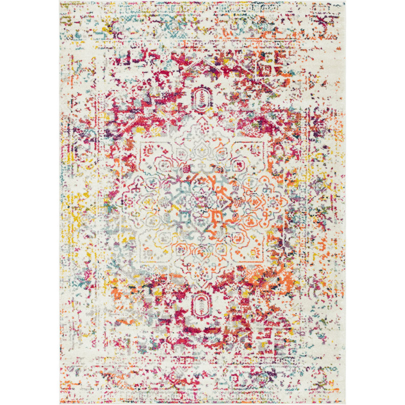 Round Oriental Area Rug, Rectangle 215.9cm x 304.8cm