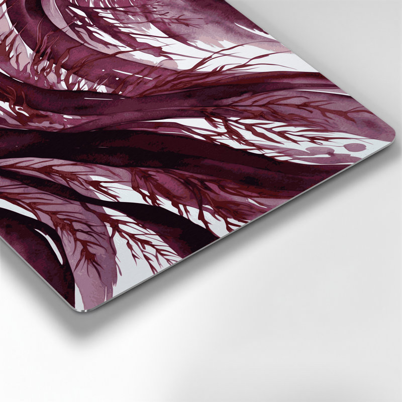 Art mural en métal légumes rouge Dulse, H 11 po x l 14 po