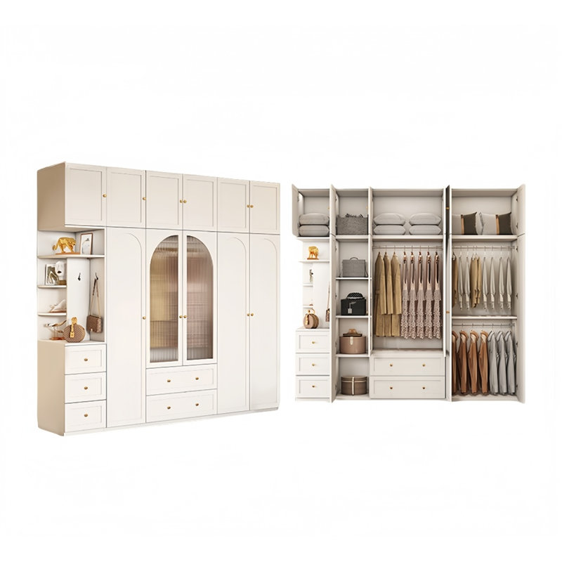 Garde-robe de luxe simple et légère