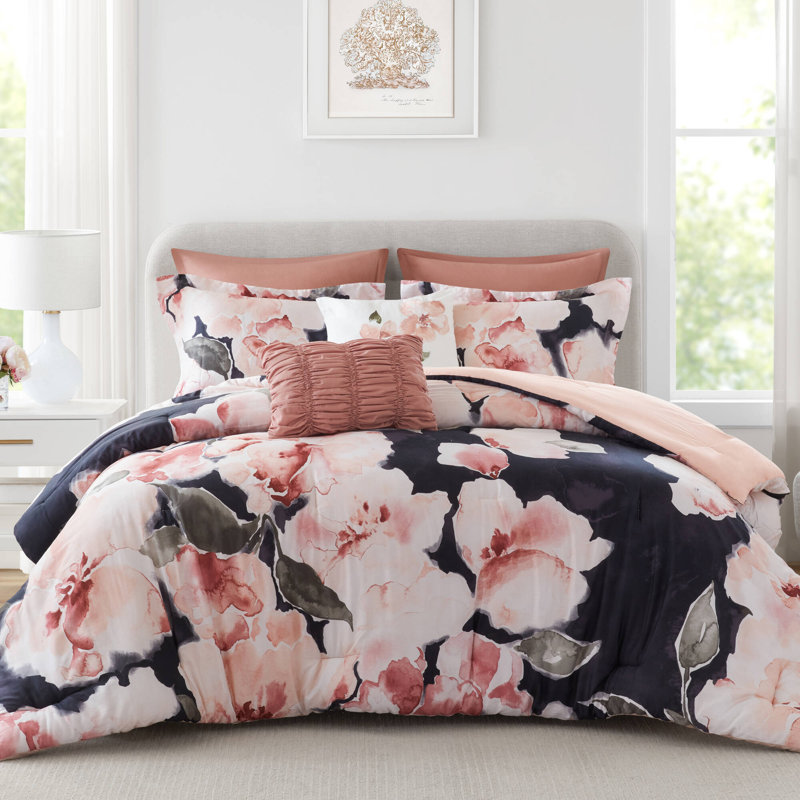 Luxurious Cotton Queen Bedding Sets, Soft Blush Style For Home