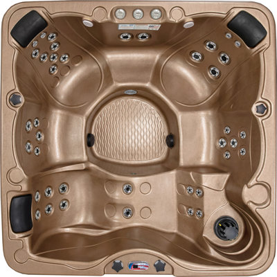 American Spas 240 Volt Acrylic Square Standard (Hardwired) Hot Tub