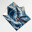 Tapisserie murale nautique rouge, blanche et bleue-133634975