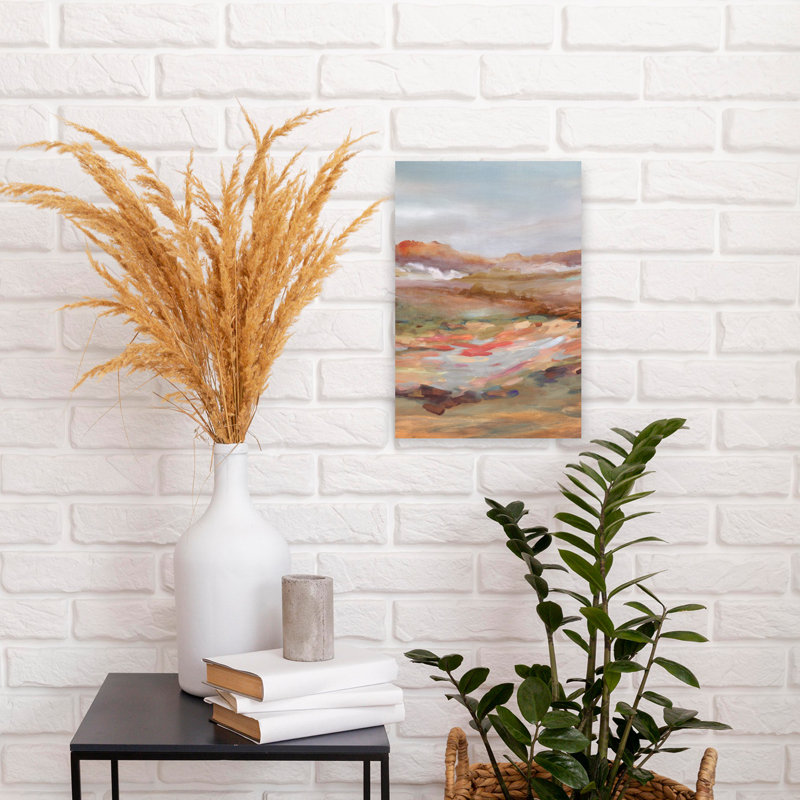 Painted Desertscape by Carol Robinson - Print, 45.72 cm H x 30.48 cm W