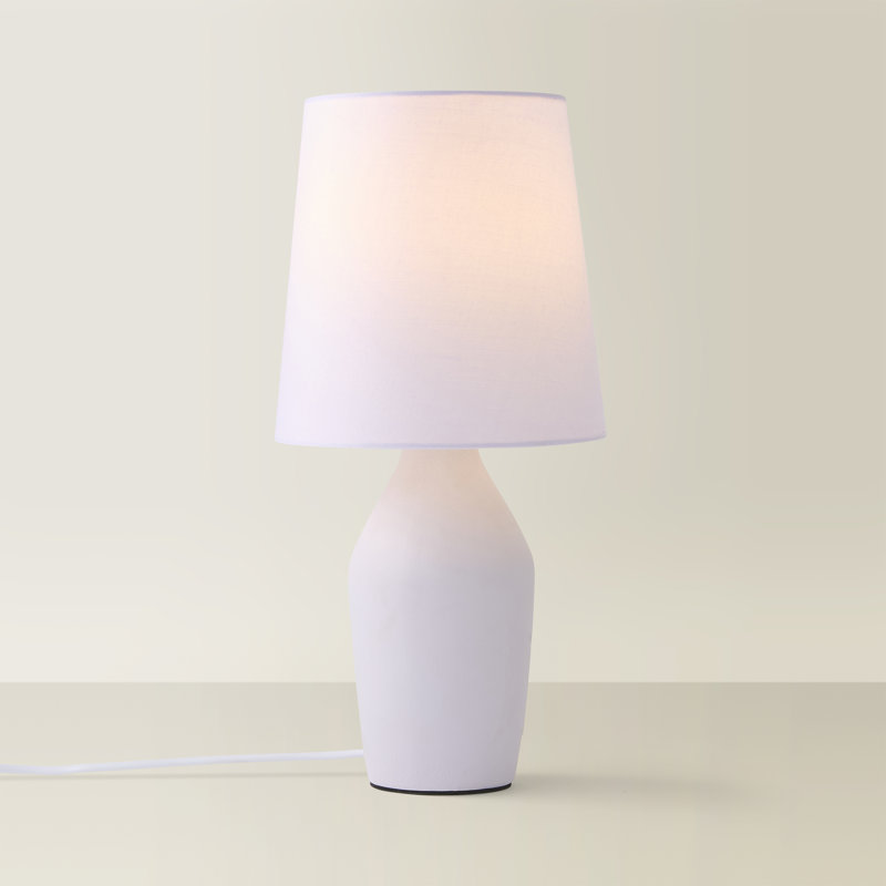 Daiva Ceramic Table Lamp, No, Purple
