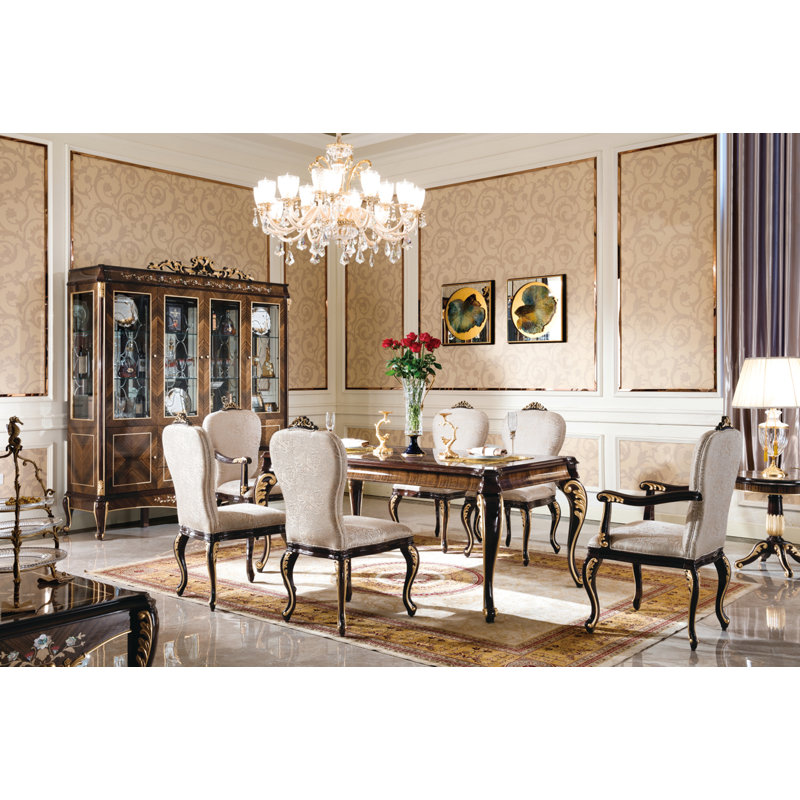 Athena Beech Solid Wood Top Dining Table