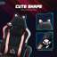  Gaming Chair with Footrest, Reclining Computer Chair, Pink-1768117337
