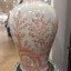 Vase en porcelaine rouge corail
